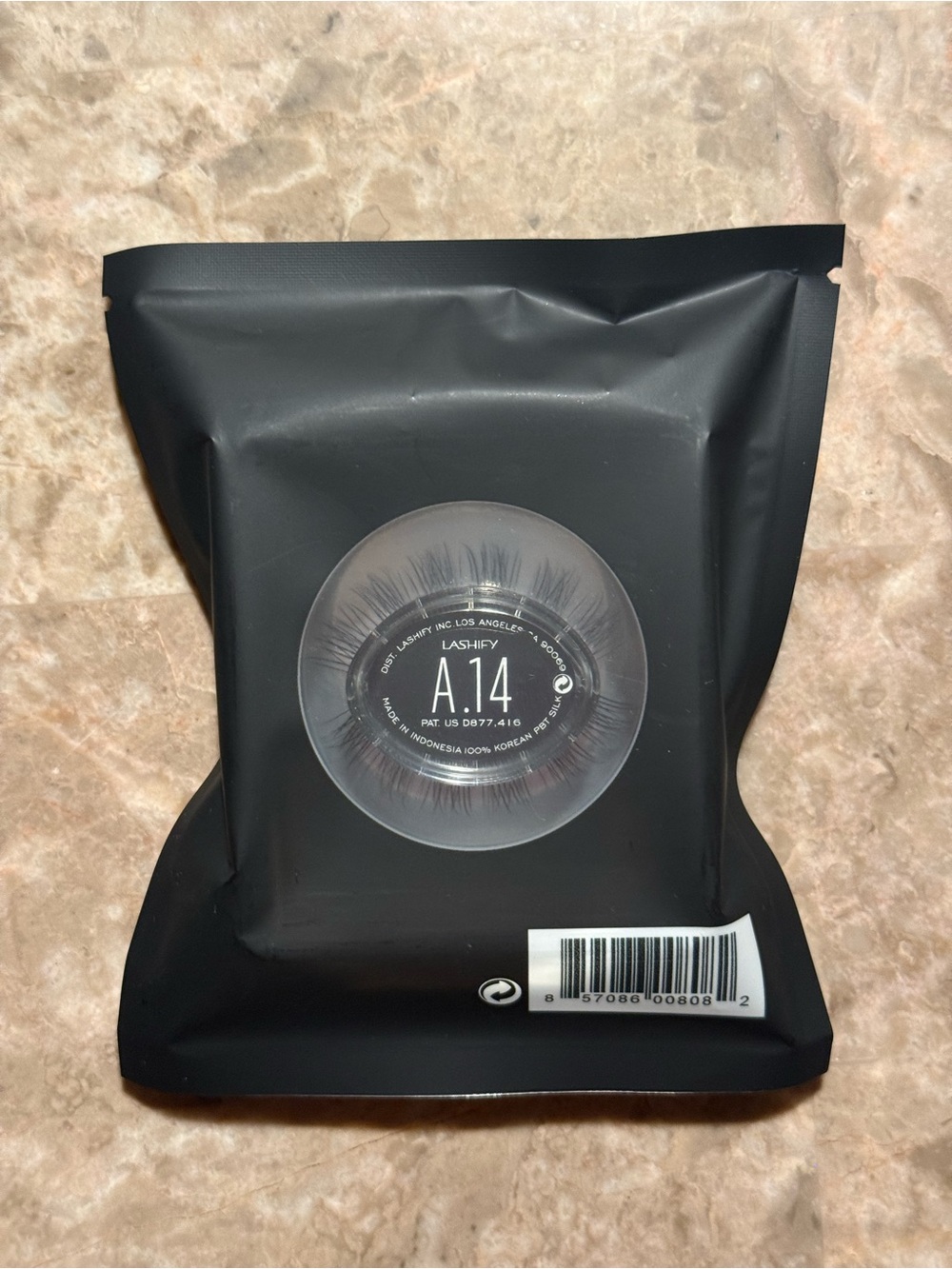 LASHIFY A.14 False Lashes - Black Pack of 1